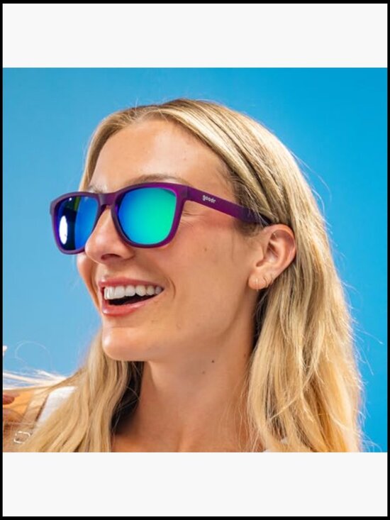 Polarized Sunglasses, Medium, UV400, No Slip No Bounce, Wayfarer main image 4